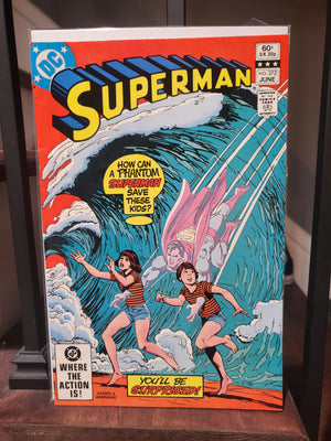 Superman #372 (1982) VF Condition DC Comics Phantom Superman 2 Stories