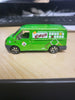 2006 Matchbox City Action 2007 Ford Transit Int'l Packing Solutions Green Die-Cast Van