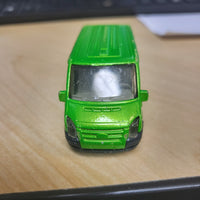 2006 Matchbox City Action 2007 Ford Transit Int'l Packing Solutions Green Die-Cast Van