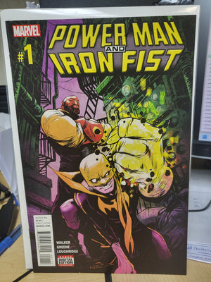 Power Man and Iron Fist #1 (2016) Deadpool Spiderman Thor Appearances NM Marvel