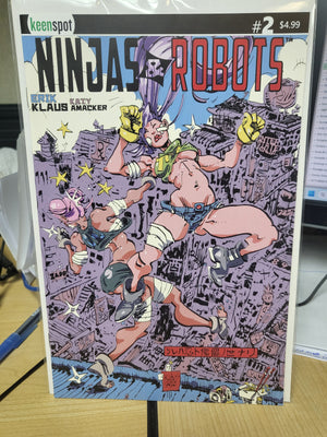 Ninjas & Robots #2 (2020) Keenspot Comics Cover A Erik Klaus NM 1,250 Print Run