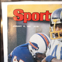 Sports Illustrated January 12 1981 NFL Playoffs Issue Chuck Muncie SD Chargers NEAR MINT