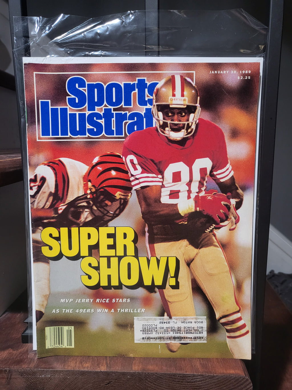 Sports Illustrated Magazine January 30 1989 1st Cover Appearance Jerry Rice VF