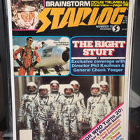 Starlog Issue #77 (December 1983) The Right Stuff Fold-Out Cover Doctor Who