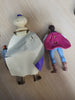 Walt Disney 6 Action Figure Toy Lot - Aladdin Pocahontas Sleeping Beauty & More