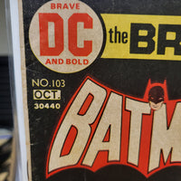 Brave And The Bold #103 (1972) Nick Cardy Cover Batman and the Metal Men DC Comics