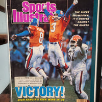 Sports Illustrated January 19 1987 - Superbowl Special Broncos Rich Karlis Cover VF