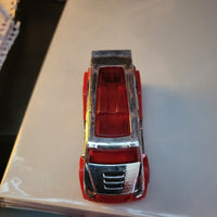 2012 Hot Wheels Superchromes Speedbox Silver & Red Die-Cast Vehicle Car