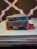 2012 Hot Wheels Kool Kombi VW Peace Decorative Short Bus Die-Cast Car Van