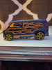 2007 Hot Wheels Custom '77 Blue Dodge Van With Flames Thailand Diecast Car