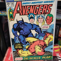 Avengers #136 (1975) John Romita / Gil Kane Cover Black Panther Iron Man Comic