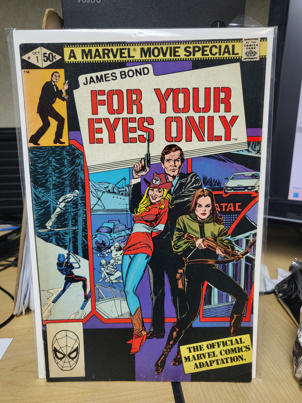 James Bond 007 For Your Eyes Only #1 (1981) Movie Adaptation Larry Hama Story Marvel