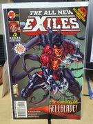 All New Exiles #2 (1995) Phoenix Resurrection Flipbook Juggernaut X-Men Ultraverse