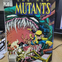 The New Mutants #70 (1988) Blevins Cover Newsstand Edition Cannonball Marvel Comics