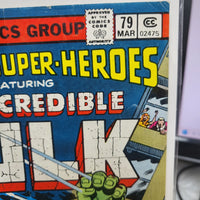 Marvel Super-Heroes Featuring The Incredible Hulk #79 (1979) Mogol Newsstand Comic