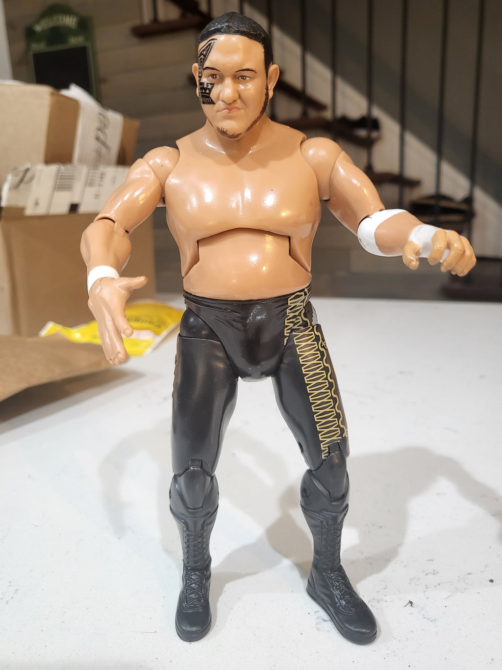 2010 TNA Deluxe Impact Series 1 Samoa Joe Loose Wrestling Figure AEW WWE