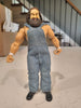 2003 Jakks WWE Series 4 Hillbilly Jim In Overalls Wrestling Action Figure WWF