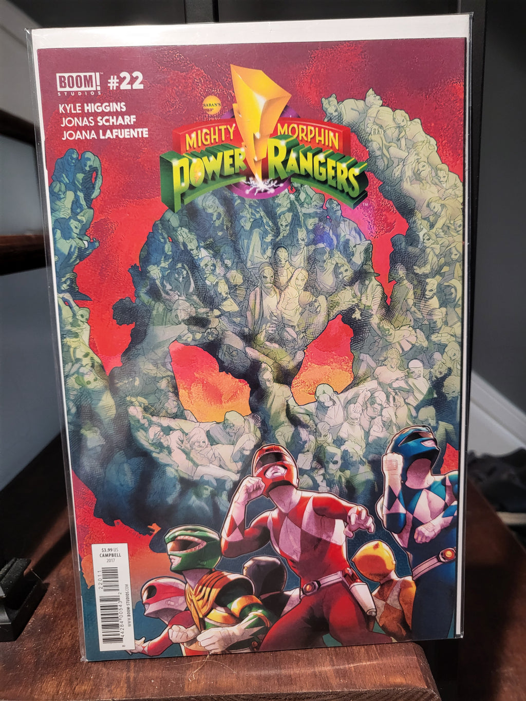 Mighty Morphin Power Rangers #22 (vol 4 2017) Boom Studios Jamal Campbell Cover NM