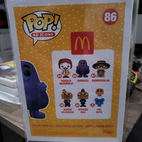 Funko Ad Icons McDonalds Grimace #86 Near Mint in Protector