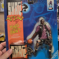 1993 Kenner Shaq Attaq King Of The Paint Sealed Over The Top Collection NBA Figure