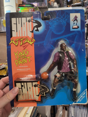 1993 Kenner Shaq Attaq King Of The Paint Sealed Over The Top Collection NBA Figure