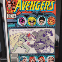 Avengers #253 (1985) Pollard Cover Art Vision's Deception Newsstand FINE Marvel Comics