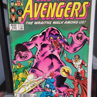 Avengers #244 (1984) Milgrom Cvr Newsstand Quicksilver Scarlet Witch Lockjaw Marvel Comics VG/EX