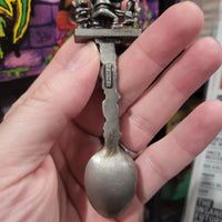 Walt Disney World Pewter Spoon 5" Goofy Mickey Minnie Daisy Donald Characters