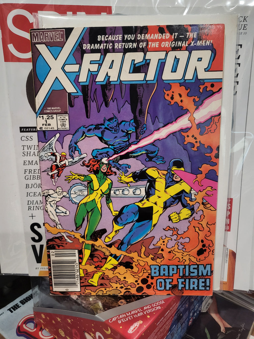 X-Factor #1 (1986) 1st team appearance & origin / 2nd Cameo app of Cable Marvel Comics