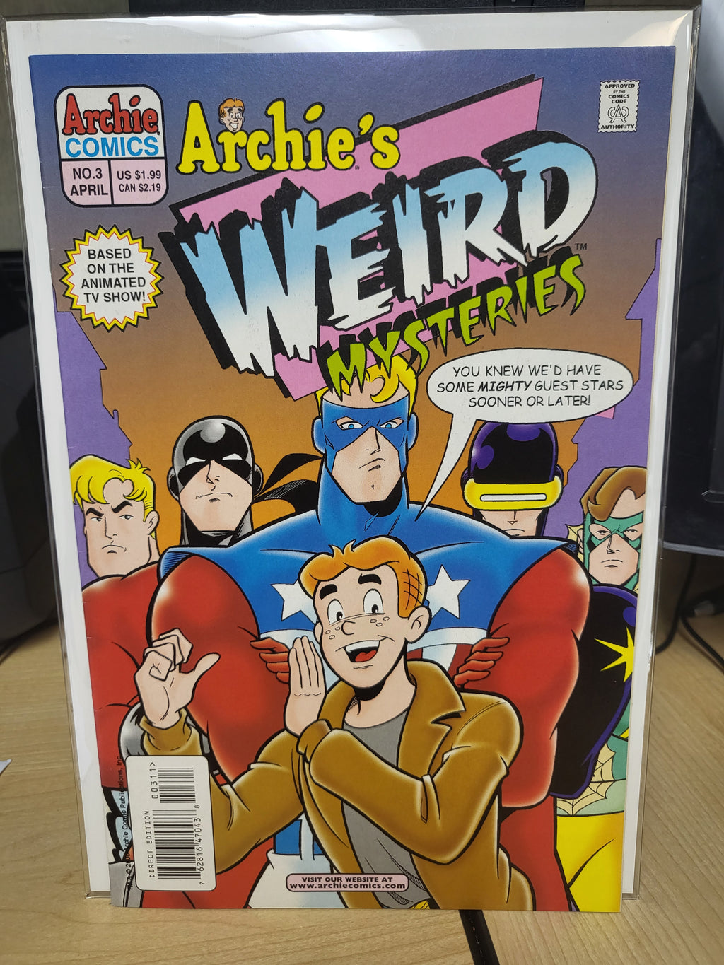 Archie's Weird Mysteries #3 (2000) Archie Comics NM Condition Super Heroes