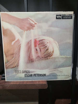 Oscar Peterson Soft Sands (1958) Verve Records MGV-2079 Piano Jazz With Orchestra NM