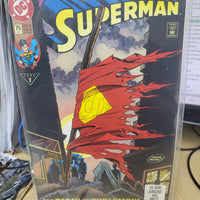 Superman #75 (1993) Death of Superman 1st Printing High Grade Copy Doomsday