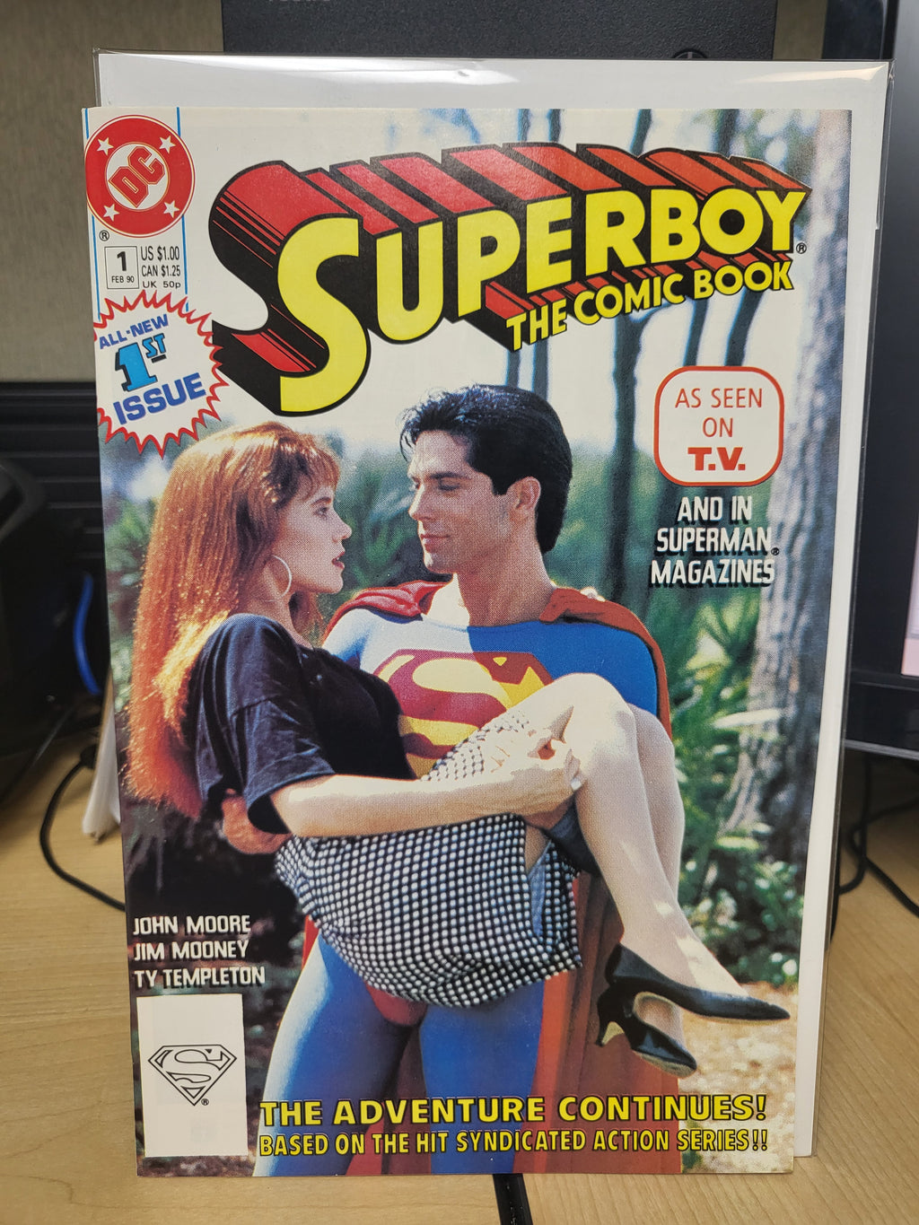 Superboy #1 (volume 2 1990) High Grade - Based on TV Show Photo Cover