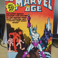 Marvel Age #1 (1983) Saga of Crystar Guide To Marvel Universe FN Condition.