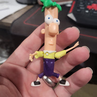 2010 Jakks Disney Phineas & Ferb - 3.5" Ferb Fletcher Action Figure Loose Toy