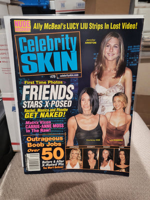 Celebrity Skin Magazine #79 August 1999 - Cast of Friends Lucy Liu & More