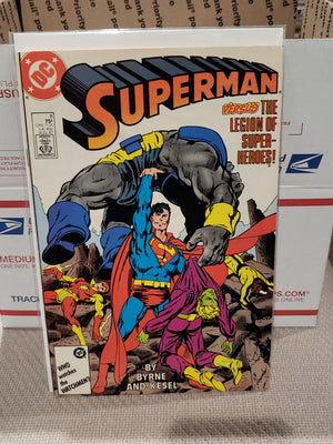 Superman #8 (1987) Future Shock / Fantastic Four Homage John Byrne Cover DC Comics