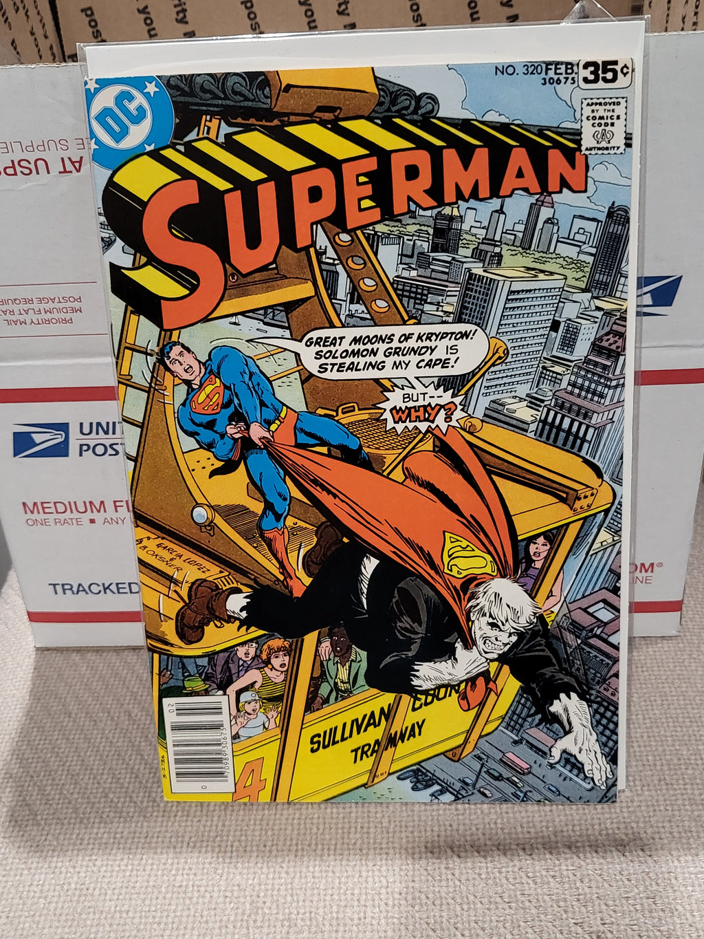 Superman #320 (1978) Solomon Grundy VF+ Oksner/Garcia-Lopez Cover DC Comics