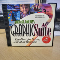 1997 America Online's Graphic Suite AOL Exclusive CD-Rom for Windows 3.1 & 95