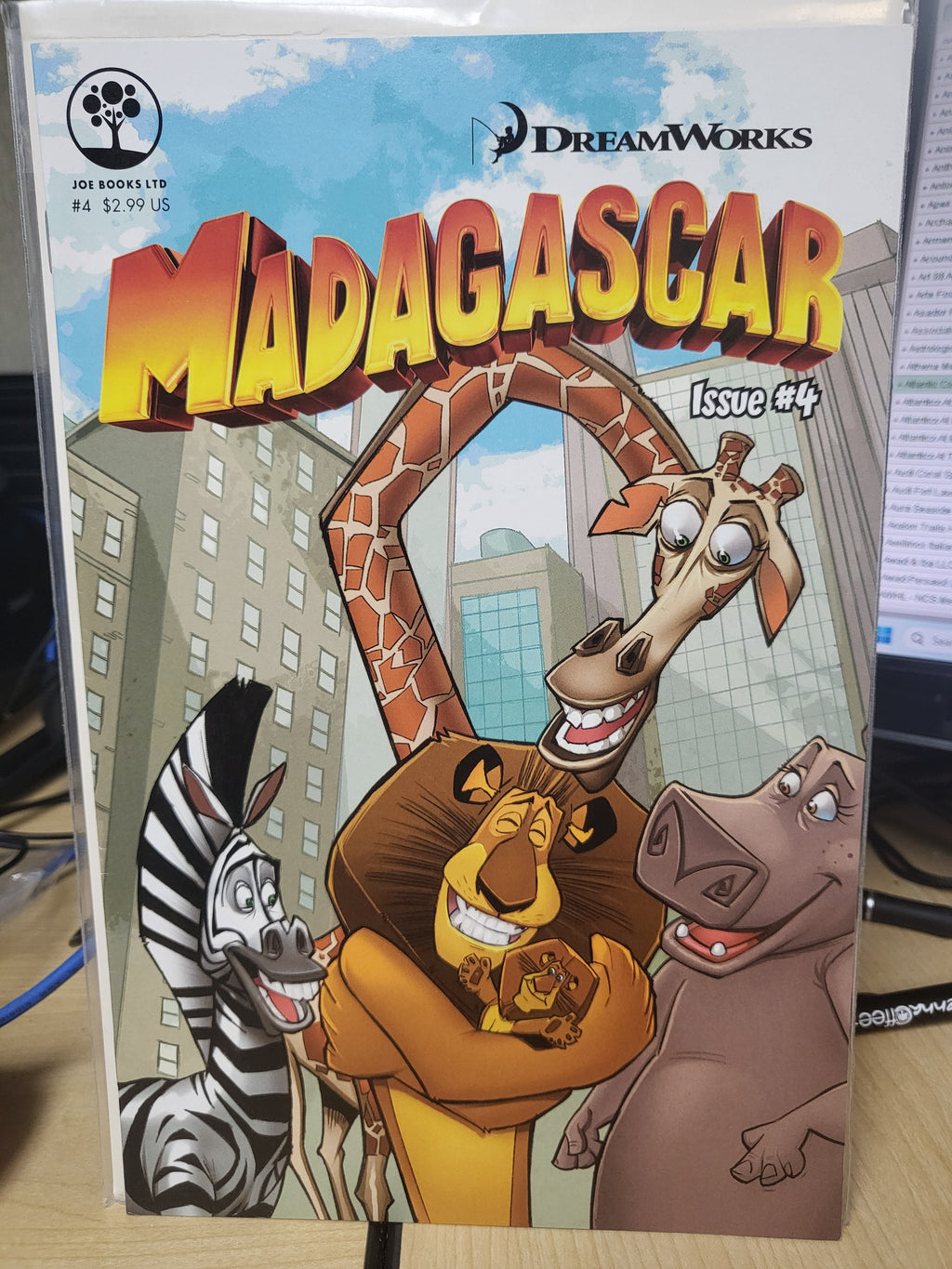 Madagascar #4 (2016) Dreamworks Joe Books Comics Final Issue VF+ Cartoon