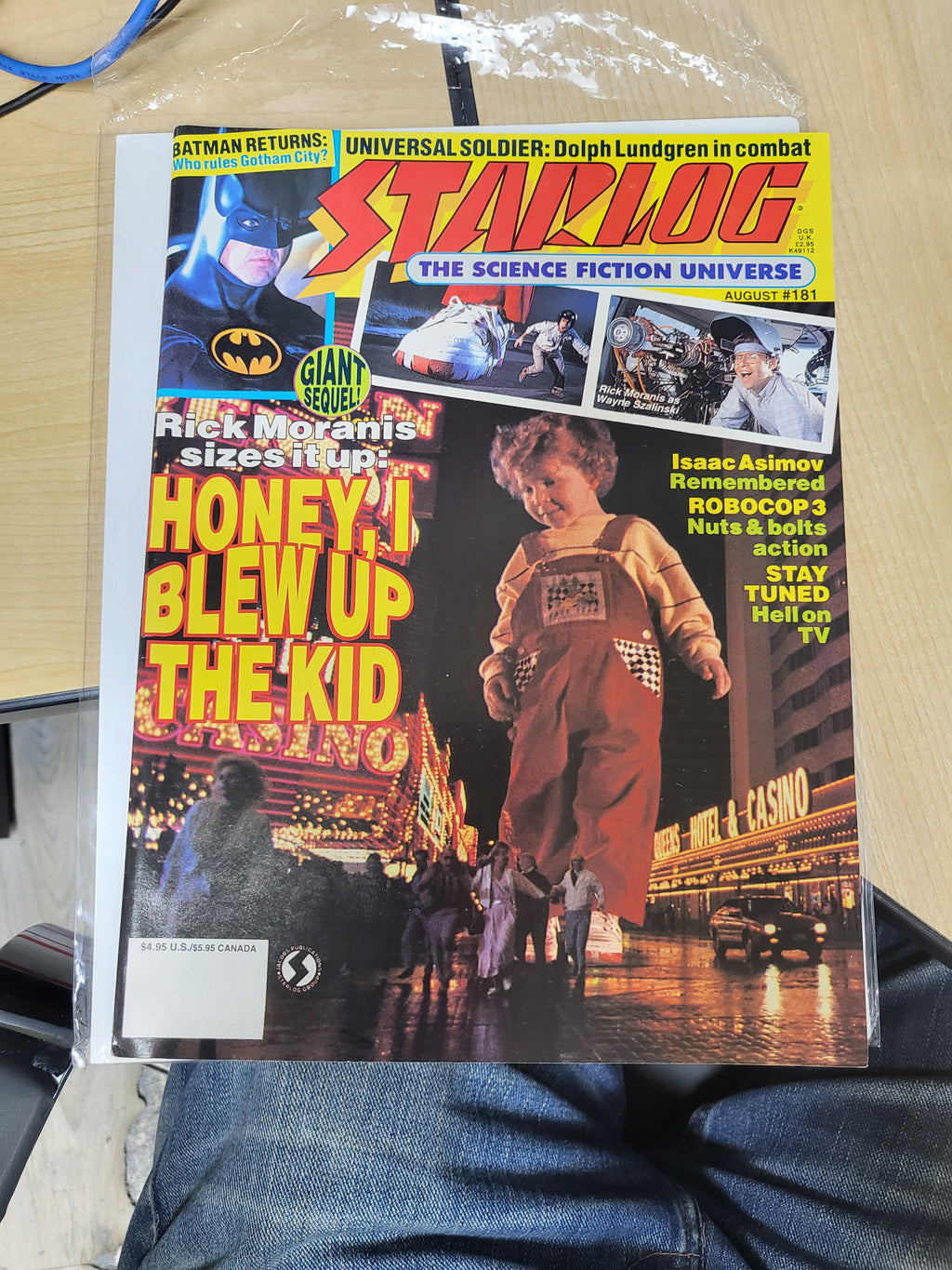 Starlog Magazine #181 (1992) Batman Returns/Honey I Blew Up The Kids Sci-Fi NM