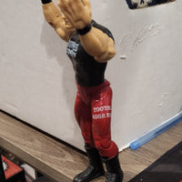 2004 Jakks WWE Ruthless Toothless Aggression Chris Benoit Red Tights Wrestling Figure