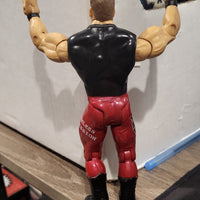 2004 Jakks WWE Ruthless Toothless Aggression Chris Benoit Red Tights Wrestling Figure