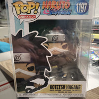 Funko Pop Animation Naruto Shippuden #1197 Kotetsu Hagane NM In Protector