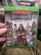 XBOX One Assassin's Creed Syndicate Limited Edition Ubisoft 2015 Video Game