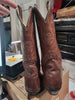 Mexican Brown Cowboy Decorative Boots #002033 30064 Euro Size 43