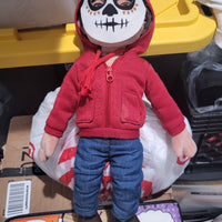 Disney Coco Miguel Rivera In Red Hoodie Plush 18" Stuffed Toy Day Of The Dead