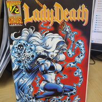 Lady Death 1/2 (1994) Wizard Chaos Comics with COA George Perez Brian Pullido NM