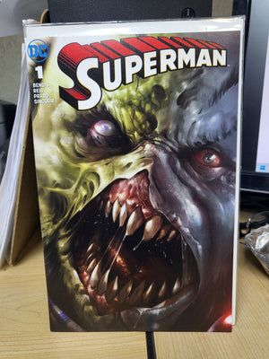 Superman #1 (2018) Comic Mint Francesco Mattina Trade Rogol Zaar Variant DC VF+