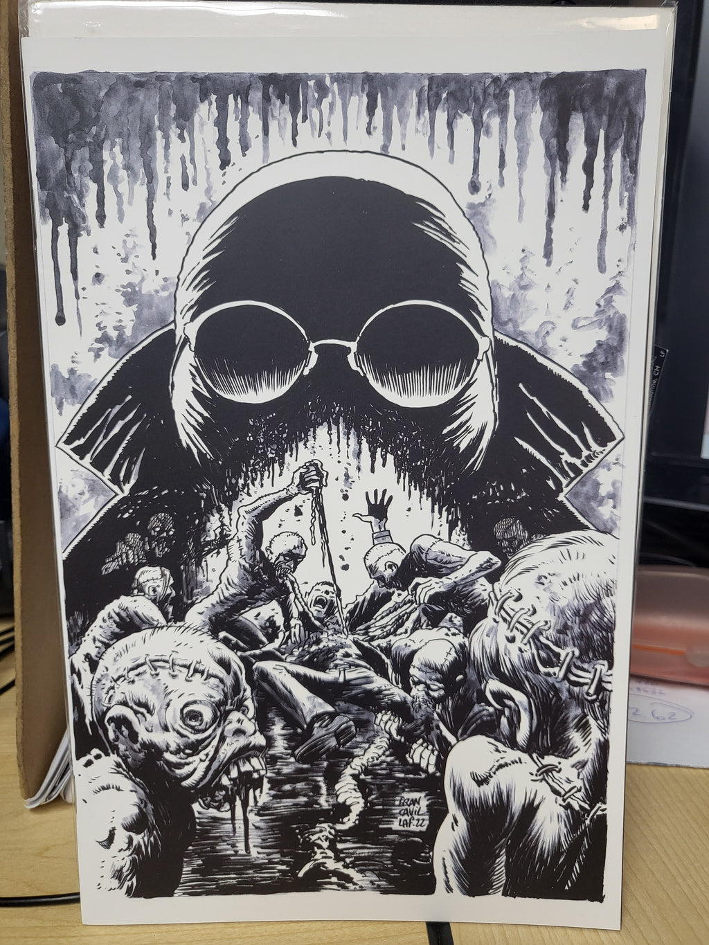 Stuff Of Nightmares #1 (2022) R.L. Stine Francesco Francavilla B&W Rare Variant Cover